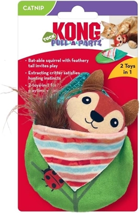 Picture of KONG Pull-A-Partz Tuck 2 in 1 Catnip Cat Toy